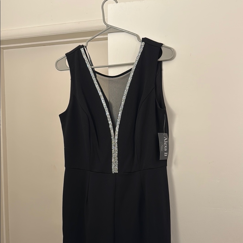 Black Sleeveless Romper